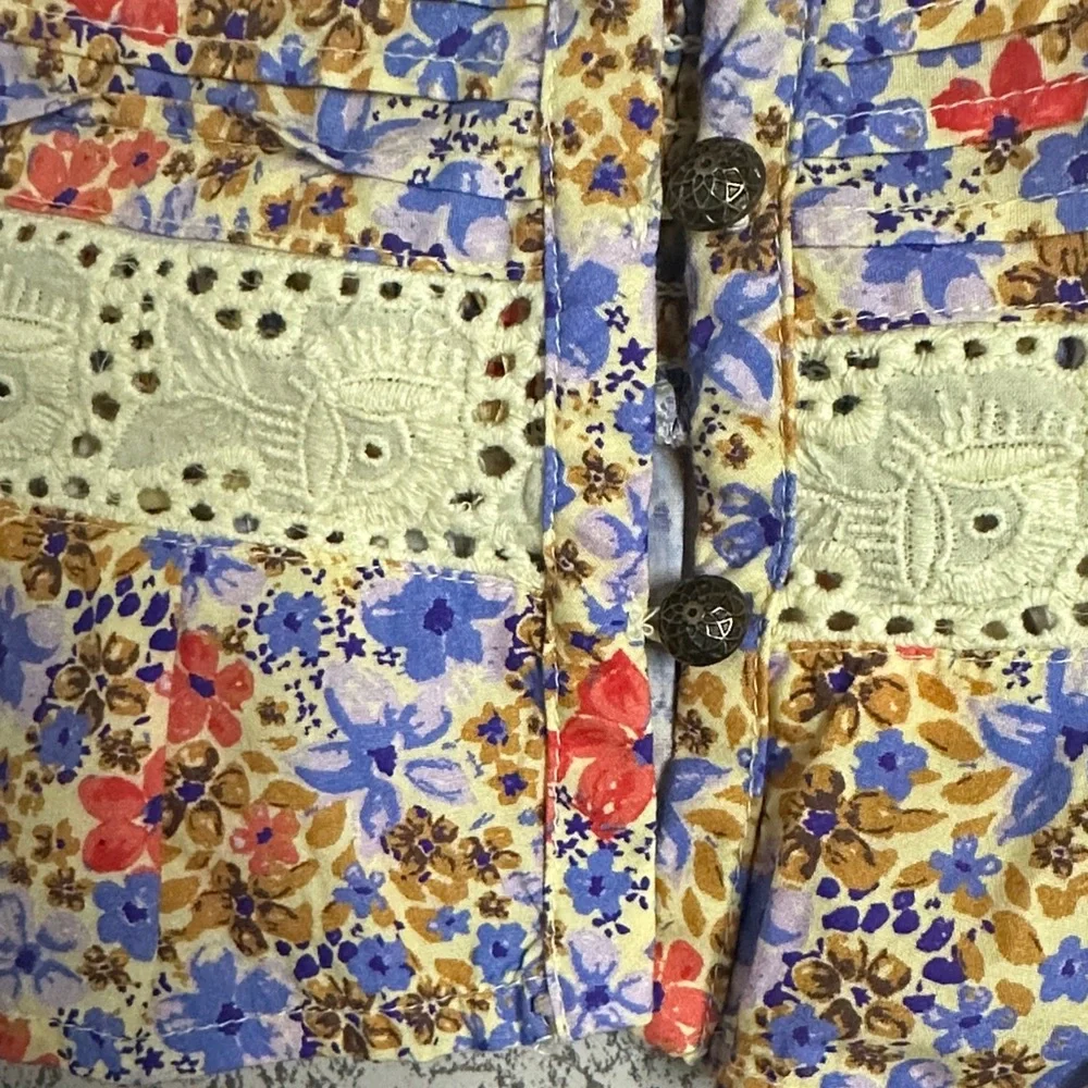Free People‎ Floral Lace Women’s CropTop